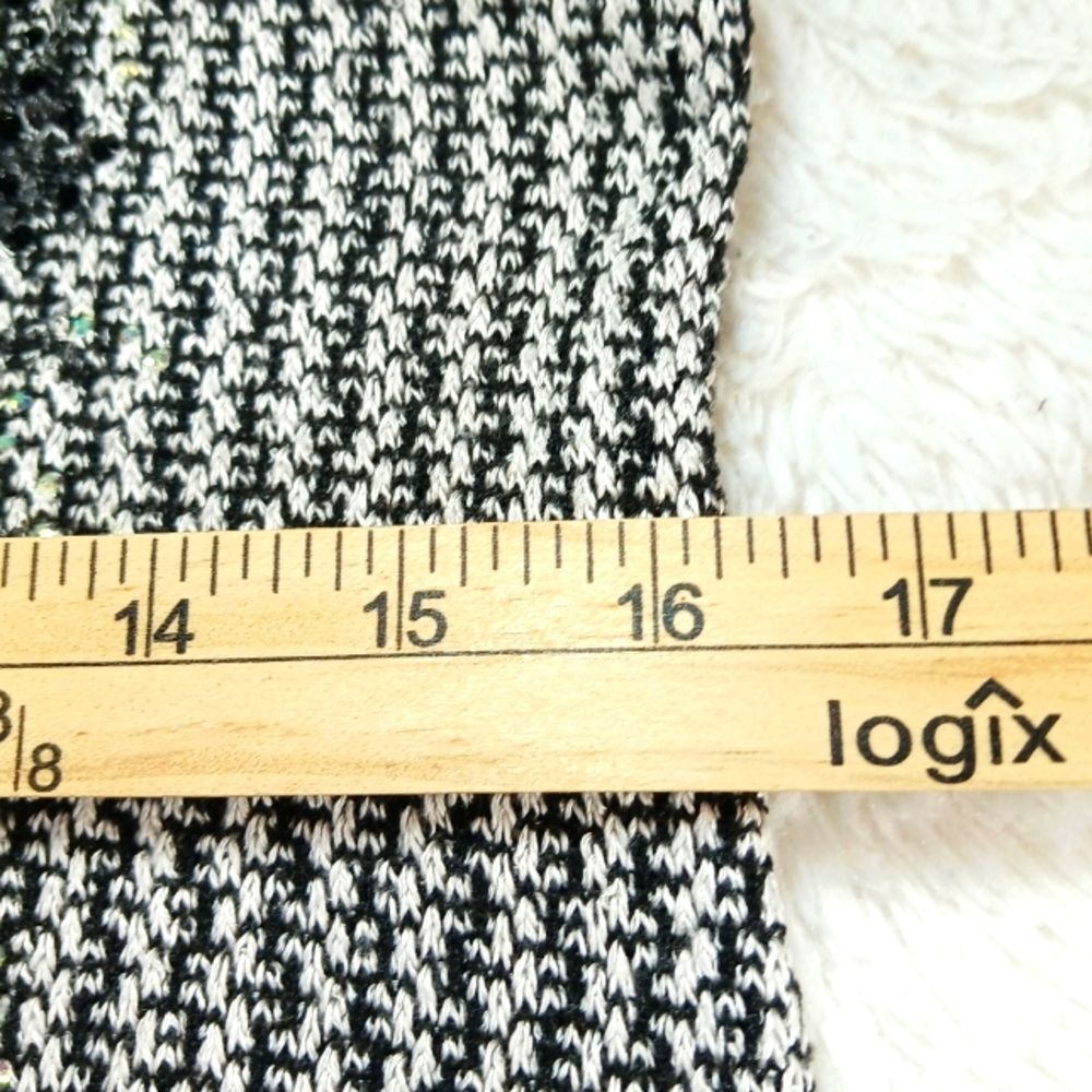 Vocal USA Rayon Blend Knit Tunic/ Dress with Bead Embellished Front Small. - Picture 9 of 12
